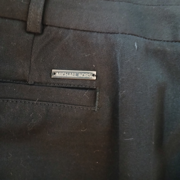 Michael kors Black Pant size 8 polyester Zipper womens used - Picture 9 of 14